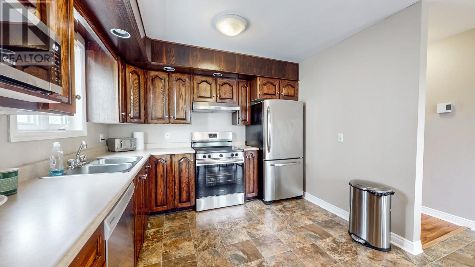 28 Branscombe Street, St John'S, NL - Indoor Photo Showing Kitchen With Stainless Steel Kitchen With Double Sink