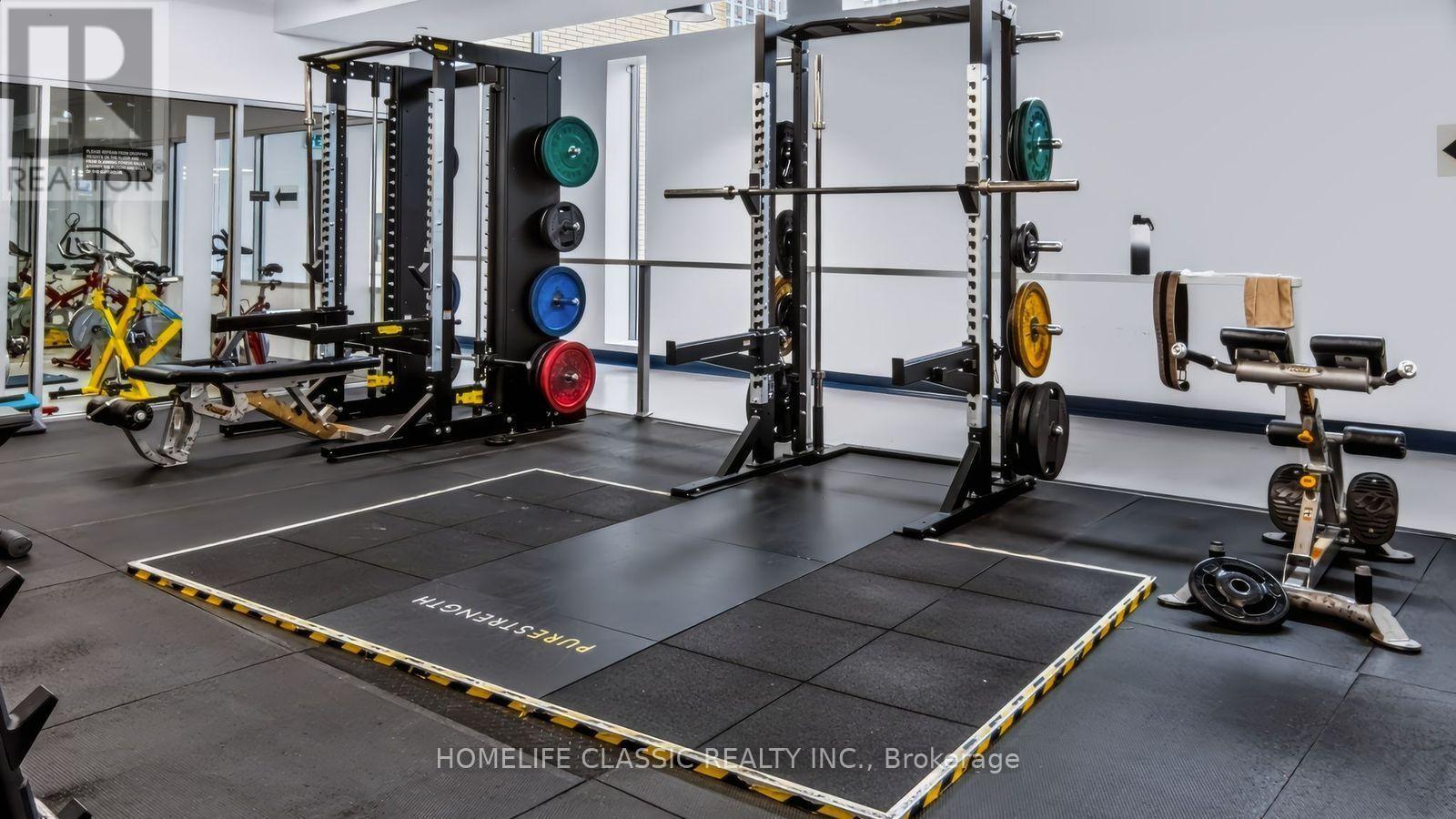 3508 - 10 Navy Wharf Court, Toronto, ON - Indoor Photo Showing Gym Room