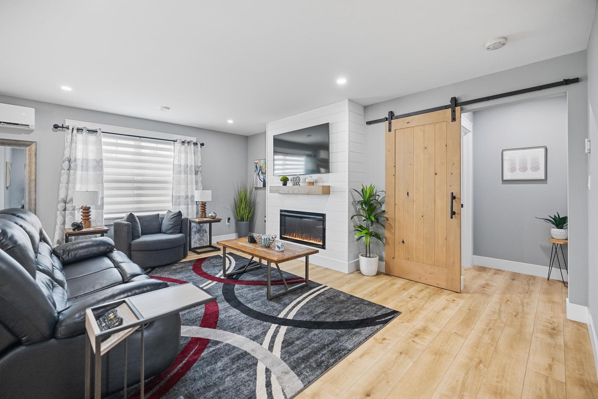 106 Kindred Avenue, Charlottetown, PE - Indoor Photo Showing Living Room With Fireplace