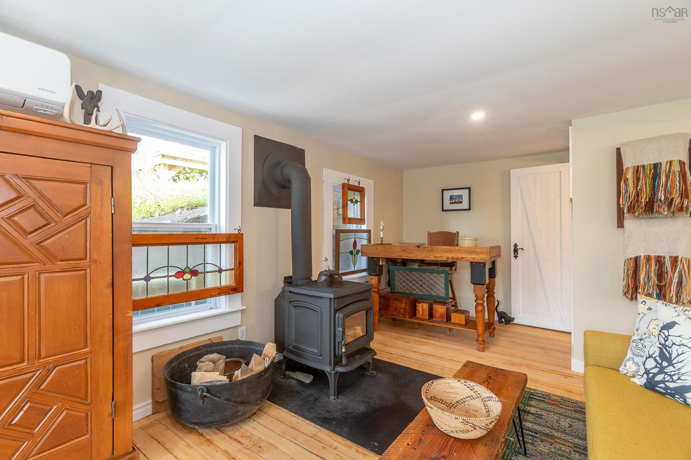 857 Granville Road, Victoria Beach, NS - Indoor Photo Showing Other Room With Fireplace