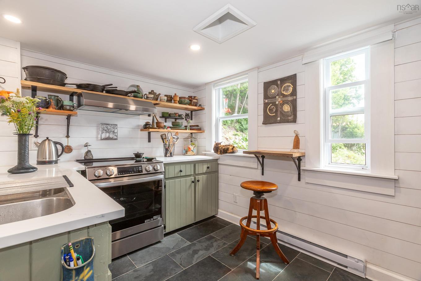 857 Granville Road, Victoria Beach, NS - Indoor Photo Showing Kitchen