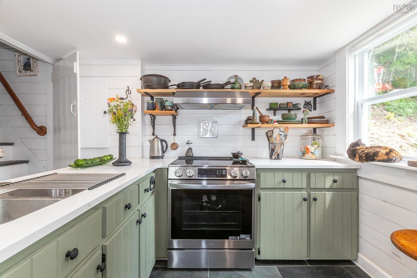 857 Granville Road, Victoria Beach, NS - Indoor Photo Showing Kitchen