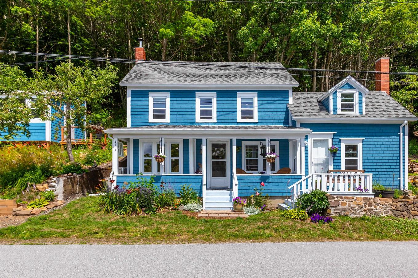 857 Granville Road, Victoria Beach, NS - Outdoor With Deck Patio Veranda With Facade
