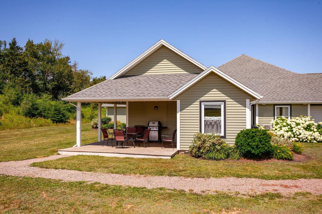 22 170 Schoolhouse Lane, Stanley Bridge, PE - Outdoor With Deck Patio Veranda