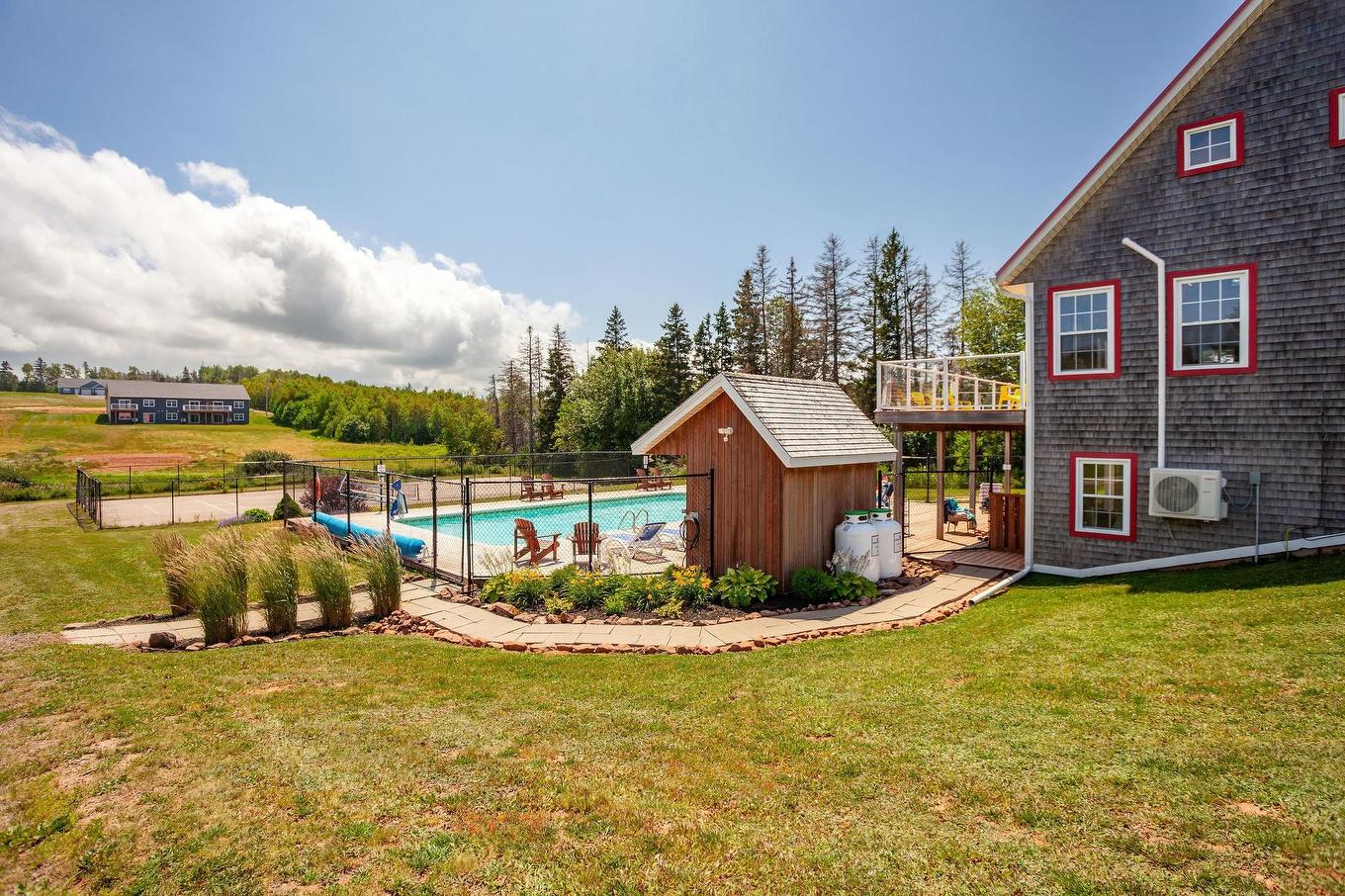 22 170 Schoolhouse Lane, Stanley Bridge, PE - Outdoor With In Ground Pool