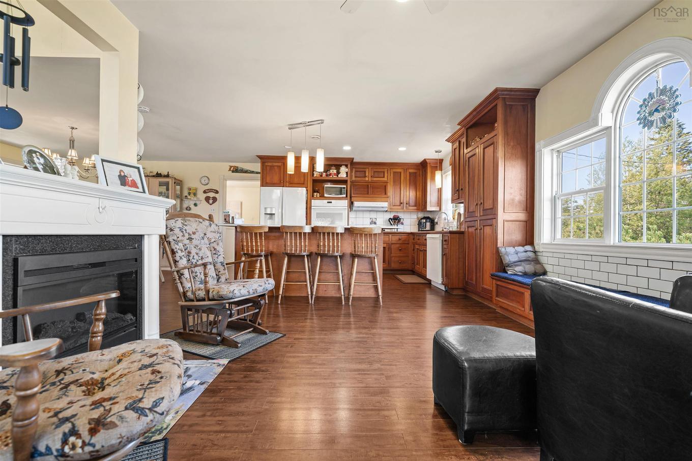 392 Birch Hill Road, Bass River, NS - Indoor Photo Showing Living Room With Fireplace