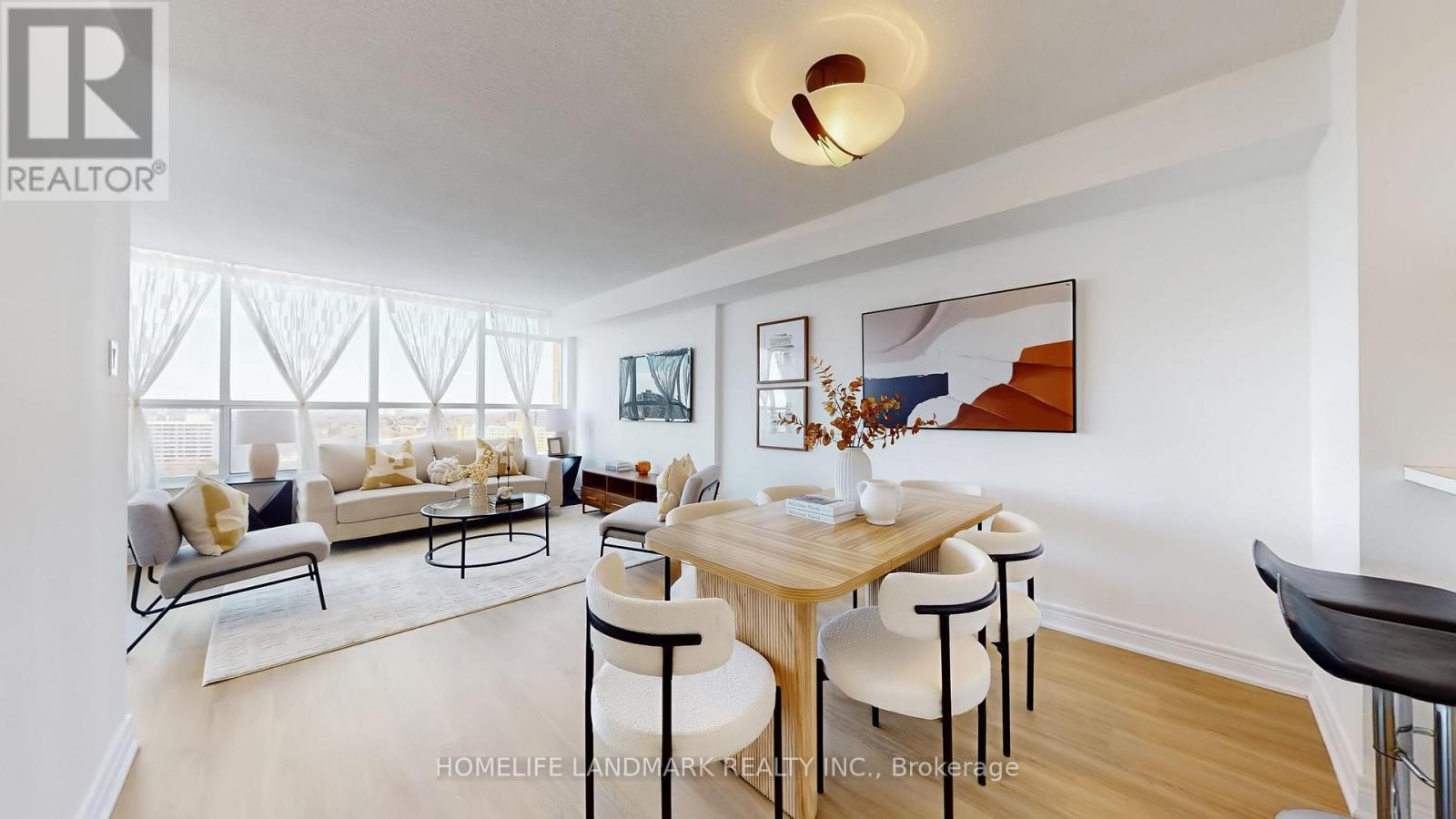 1907 - 2365 Kennedy Road, Toronto, ON - Indoor Photo Showing Dining Room