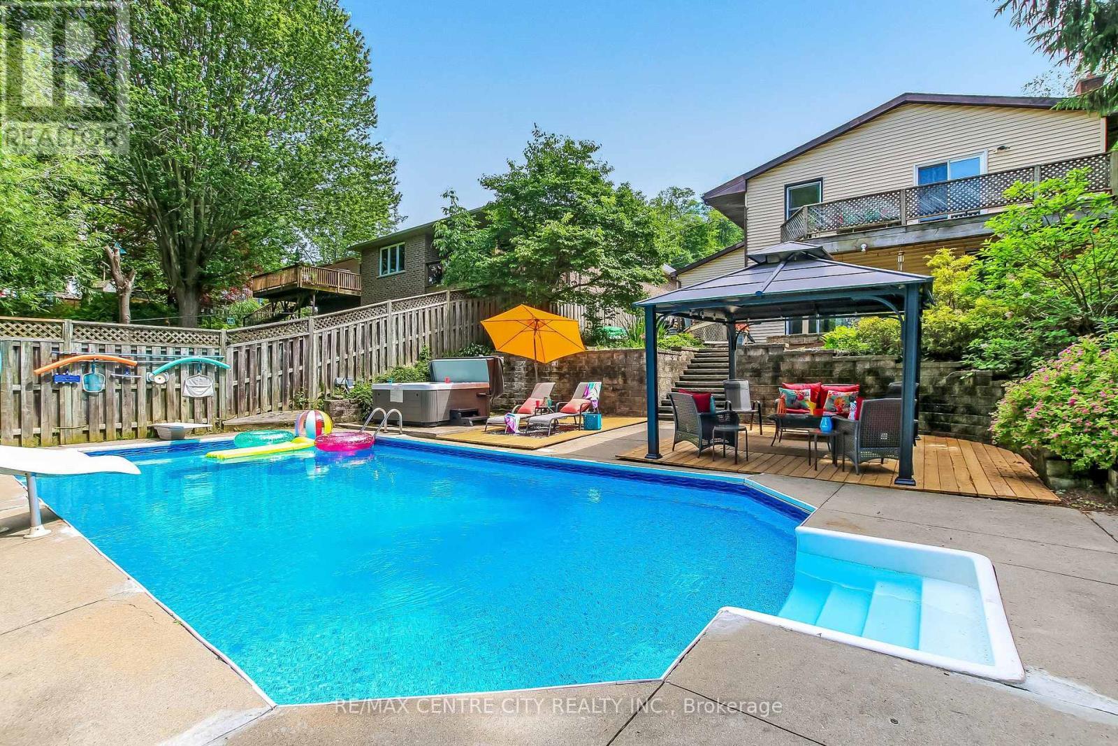 361 George Street, Central Elgin (Port Stanley), ON - Outdoor With In Ground Pool With Deck Patio Veranda With Backyard