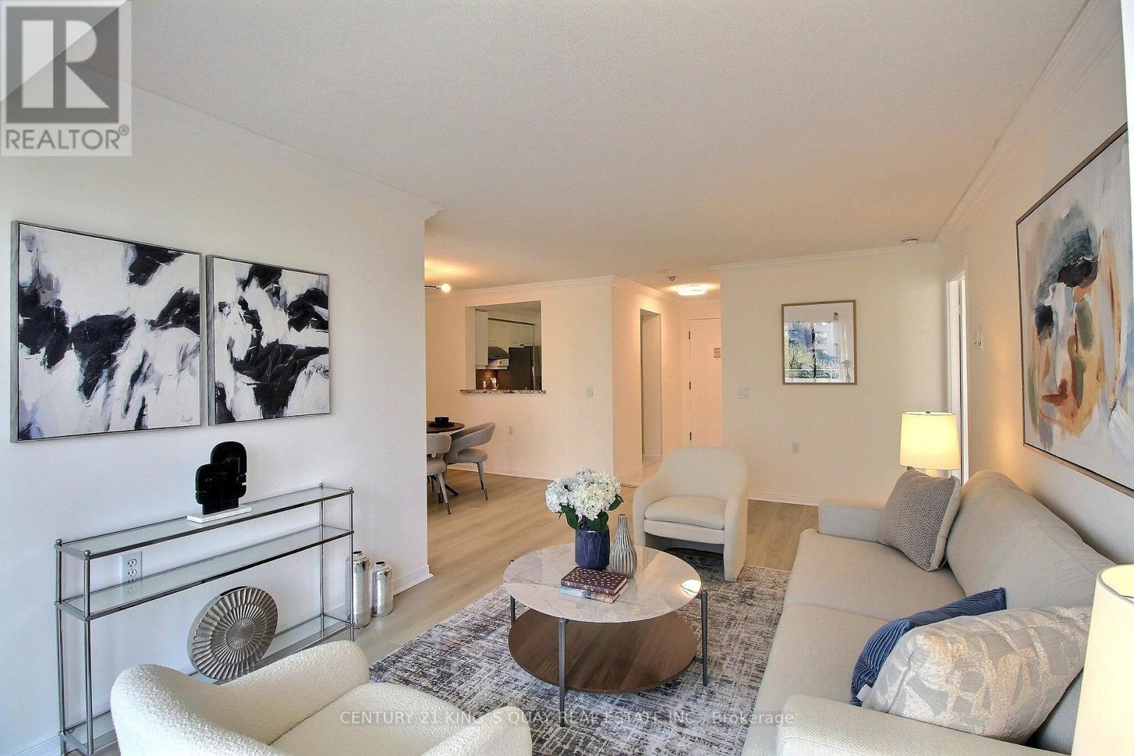 708 - 2628 Mccowan Road, Toronto, ON - Indoor Photo Showing Living Room