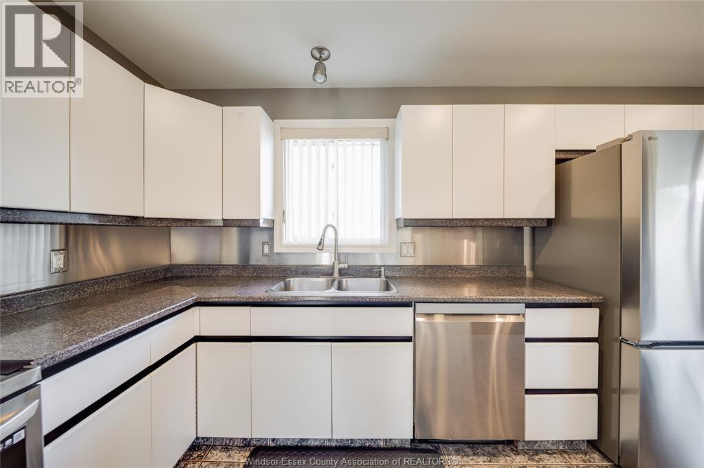3857 Socrates Court, Windsor, ON - Indoor Photo Showing Kitchen With Double Sink