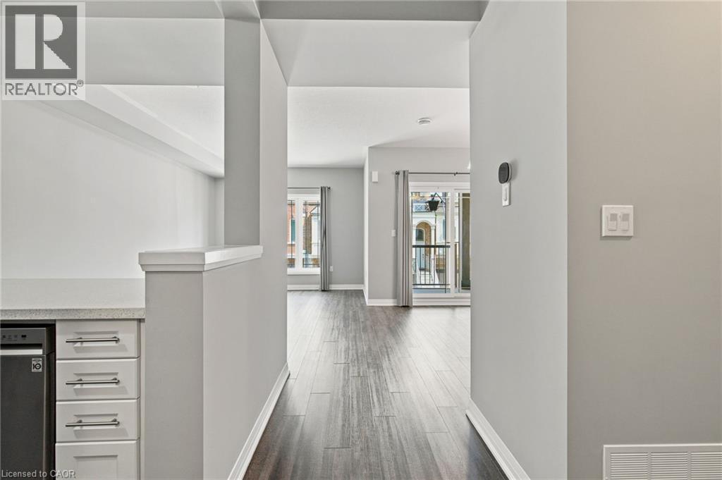 Main living area, kitchen, dining, living and balcony - 13 Aqua Lane, Hamilton, ON - Indoor Photo Showing Other Room