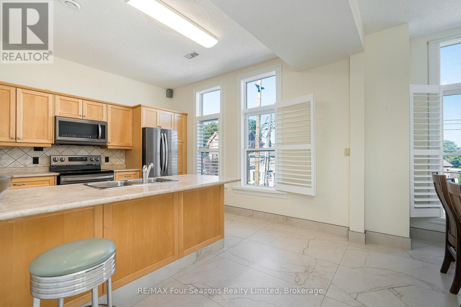 36 Saint Marie Street, Collingwood, ON - Indoor Photo Showing Kitchen With Double Sink