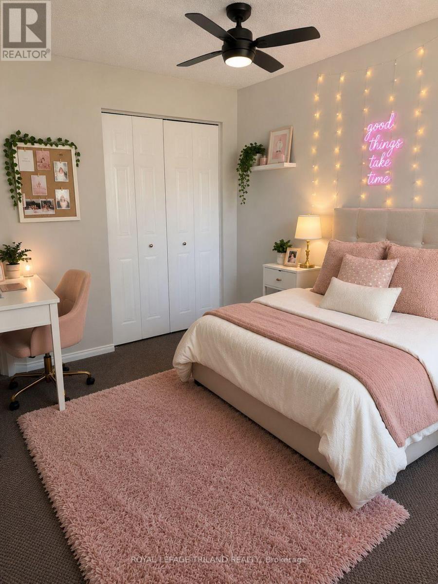 Virtually staged 2nd bedroom - 1942 Bloom Crescent, London North (North C), ON - Indoor Photo Showing Bedroom