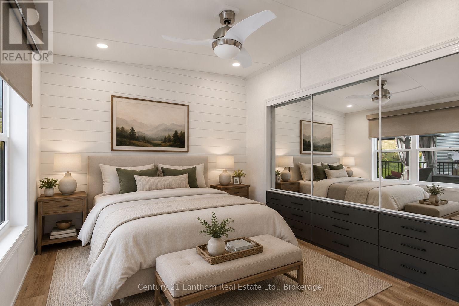 Virtually Redesigned Primary Bedroom - 25 - 484 Frankford Stirling Road, Quinte West (Sidney Ward), ON - Indoor Photo Showing Bedroom