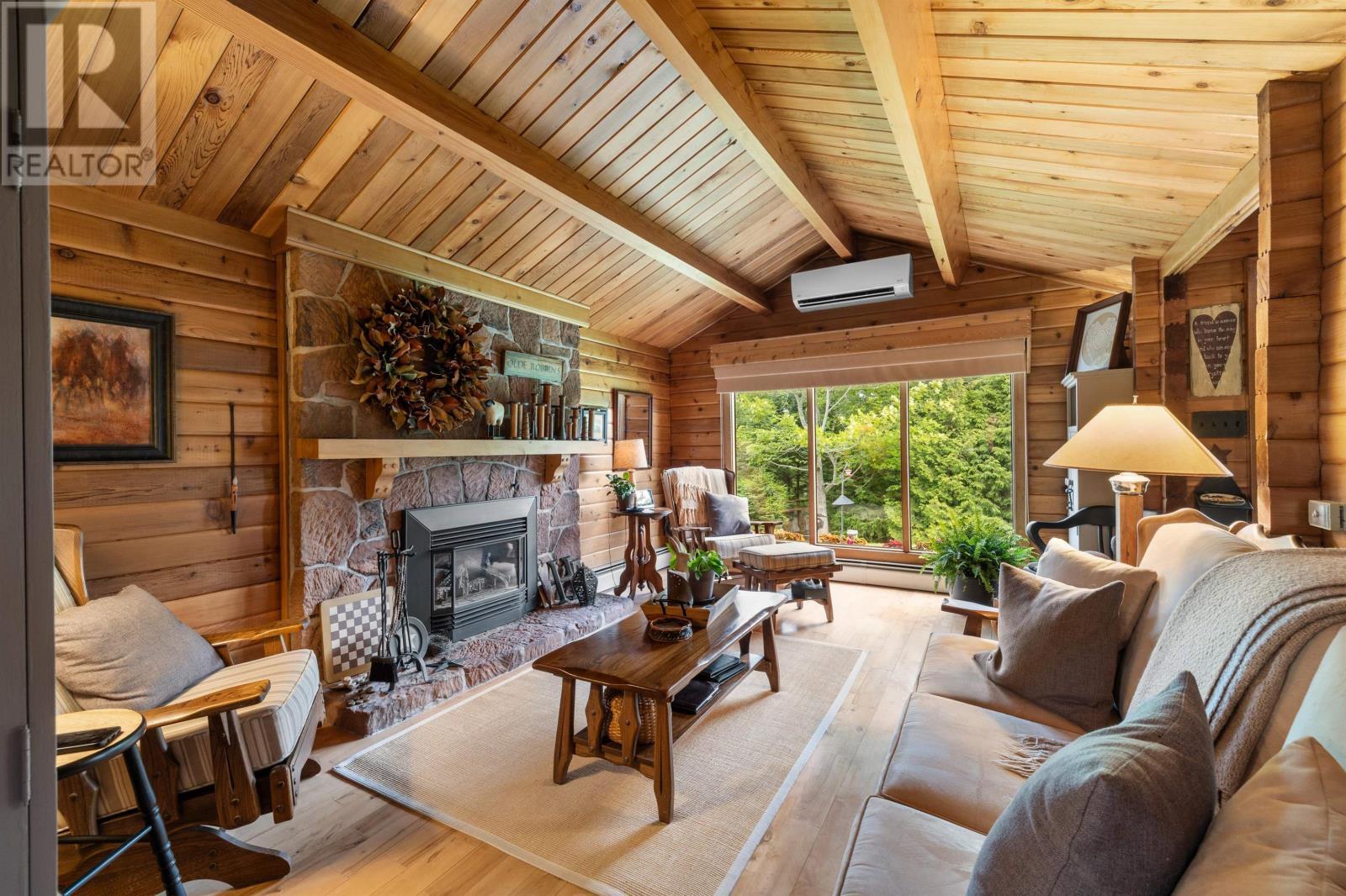 1209 Rte 6, Corran Ban, PE - Indoor Photo Showing Living Room With Fireplace