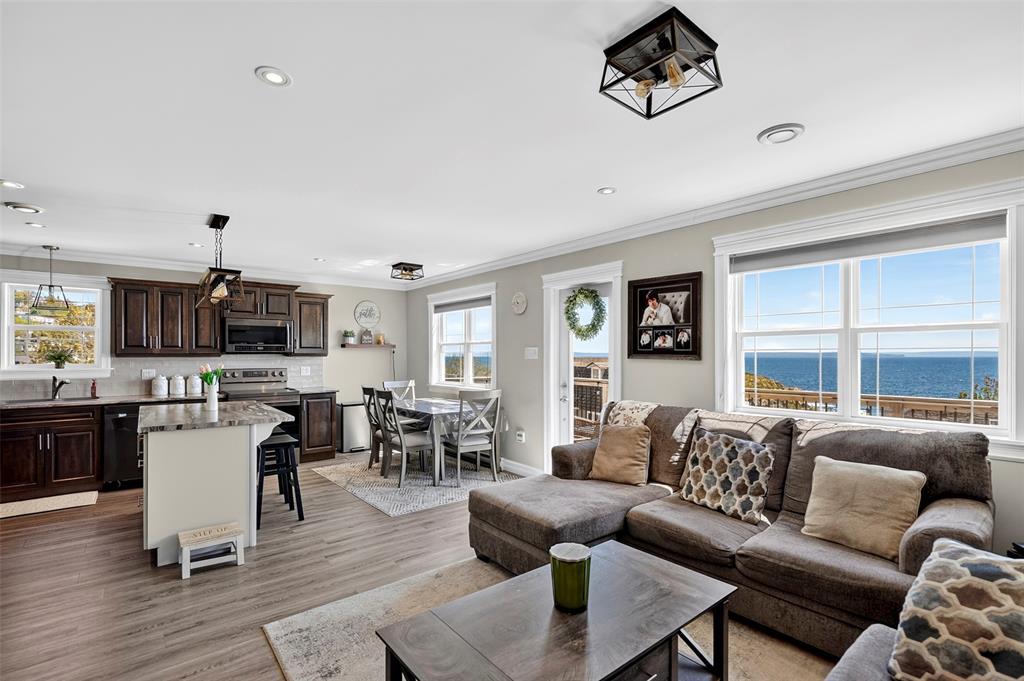 13 The Green Road, Upper Island Cove, NL - Indoor Photo Showing Living Room