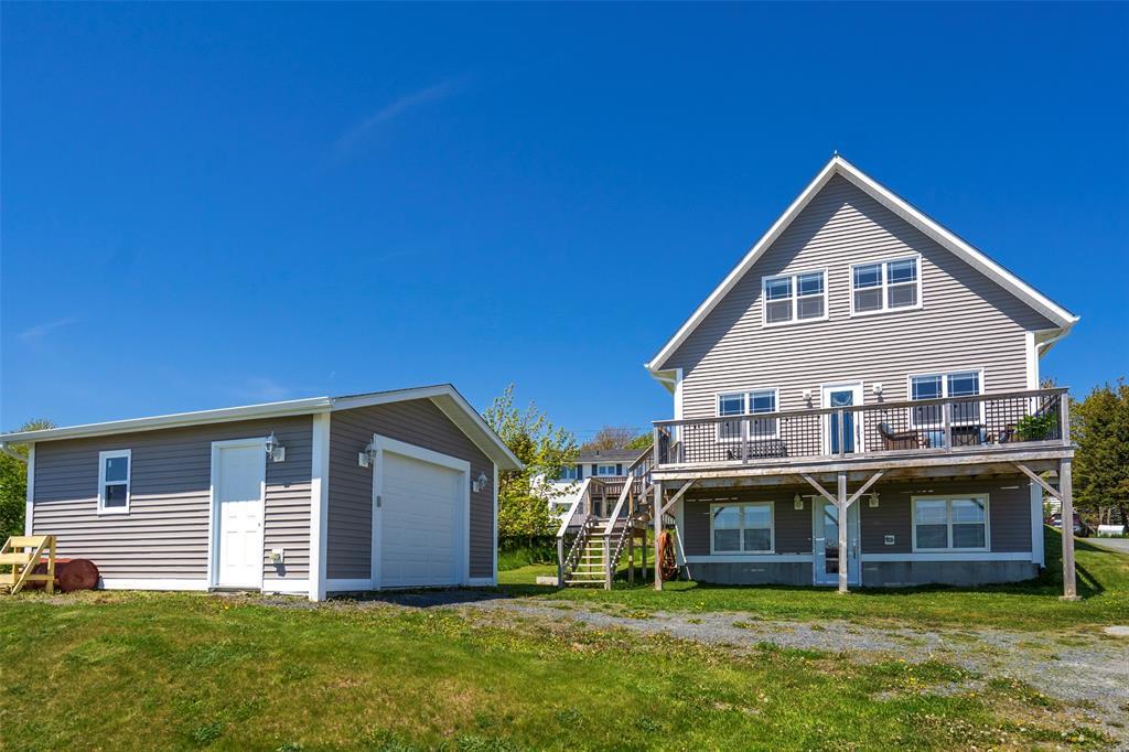 13 The Green Road, Upper Island Cove, NL - Outdoor With Deck Patio Veranda