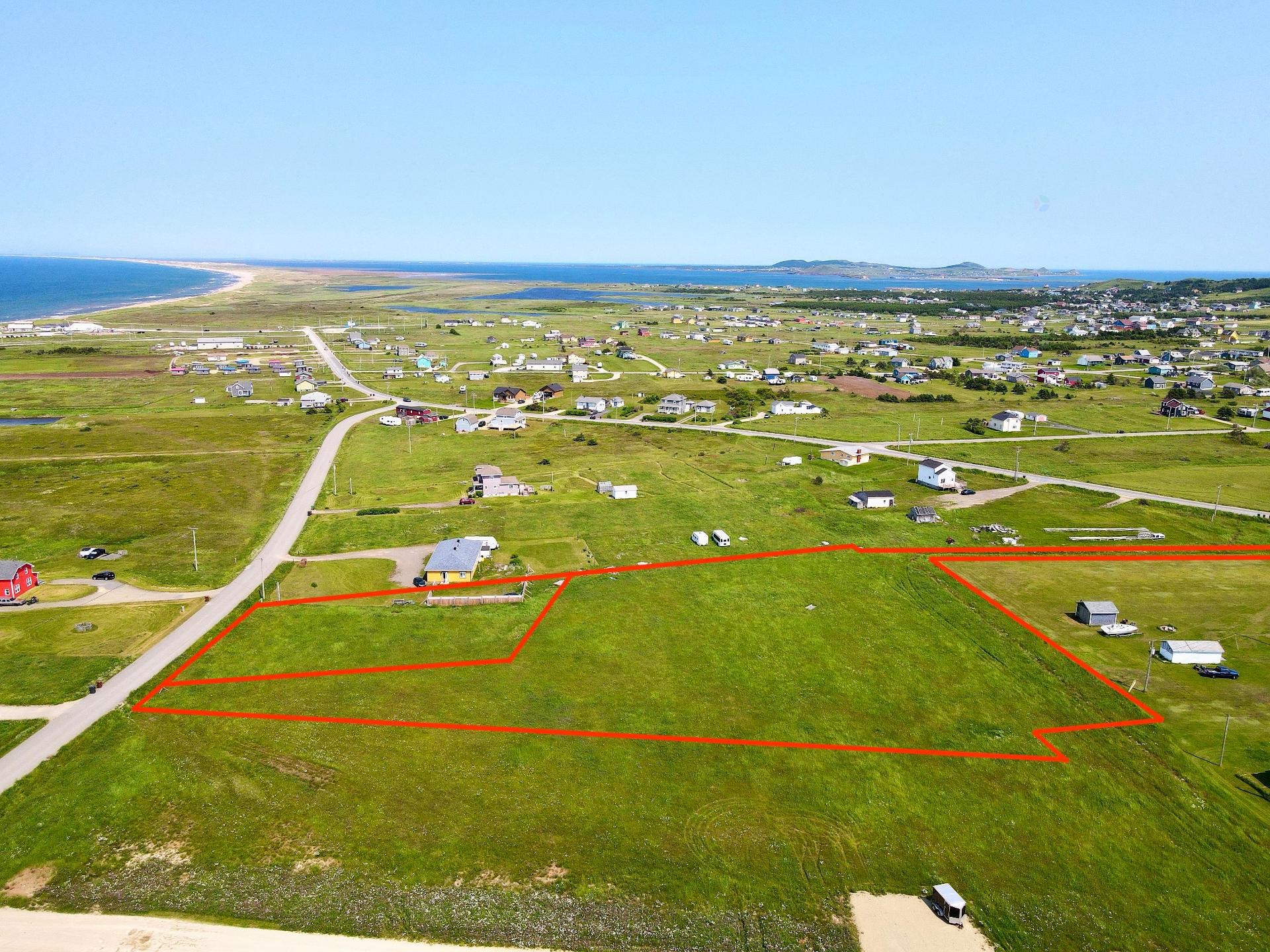 Aerial View - Ch. Du Rivage, Les Îles-De-La-Madeleine, QC