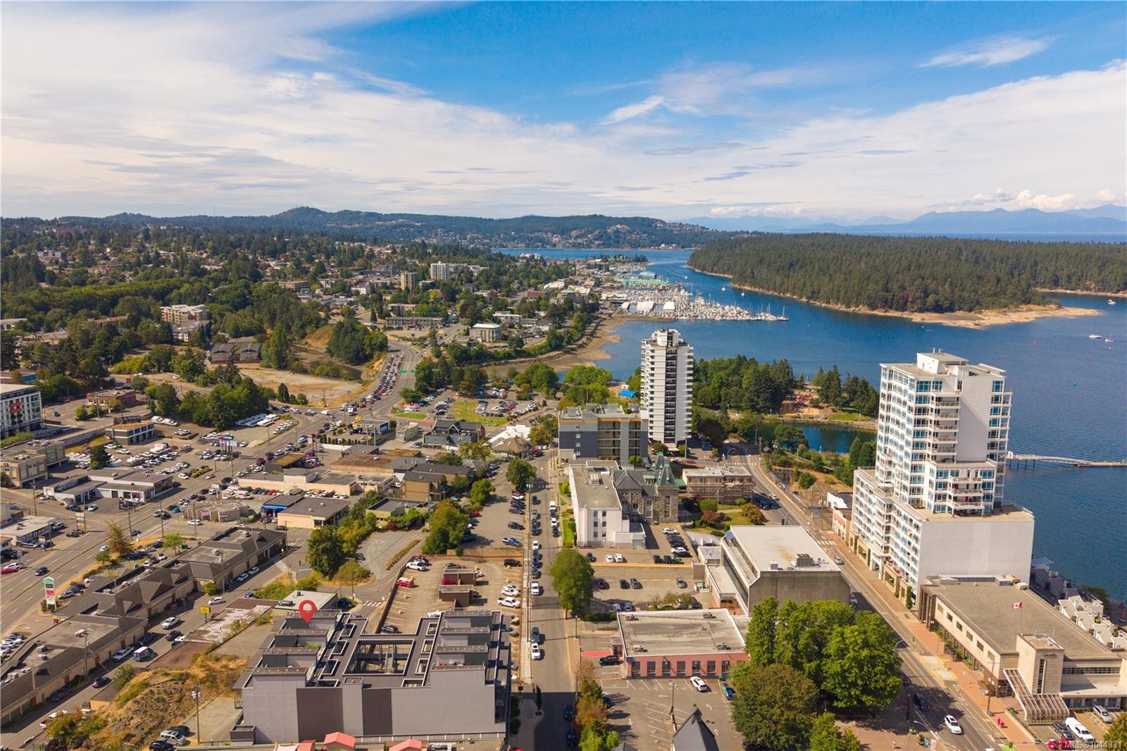 #607-91 Chapel St, Nanaimo, BC - Outdoor With Body Of Water With View