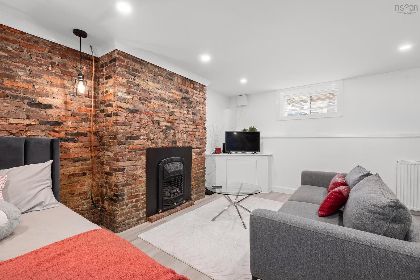 1314 & 1316 Dresden Row, Halifax, NS - Indoor Photo Showing Other Room With Fireplace