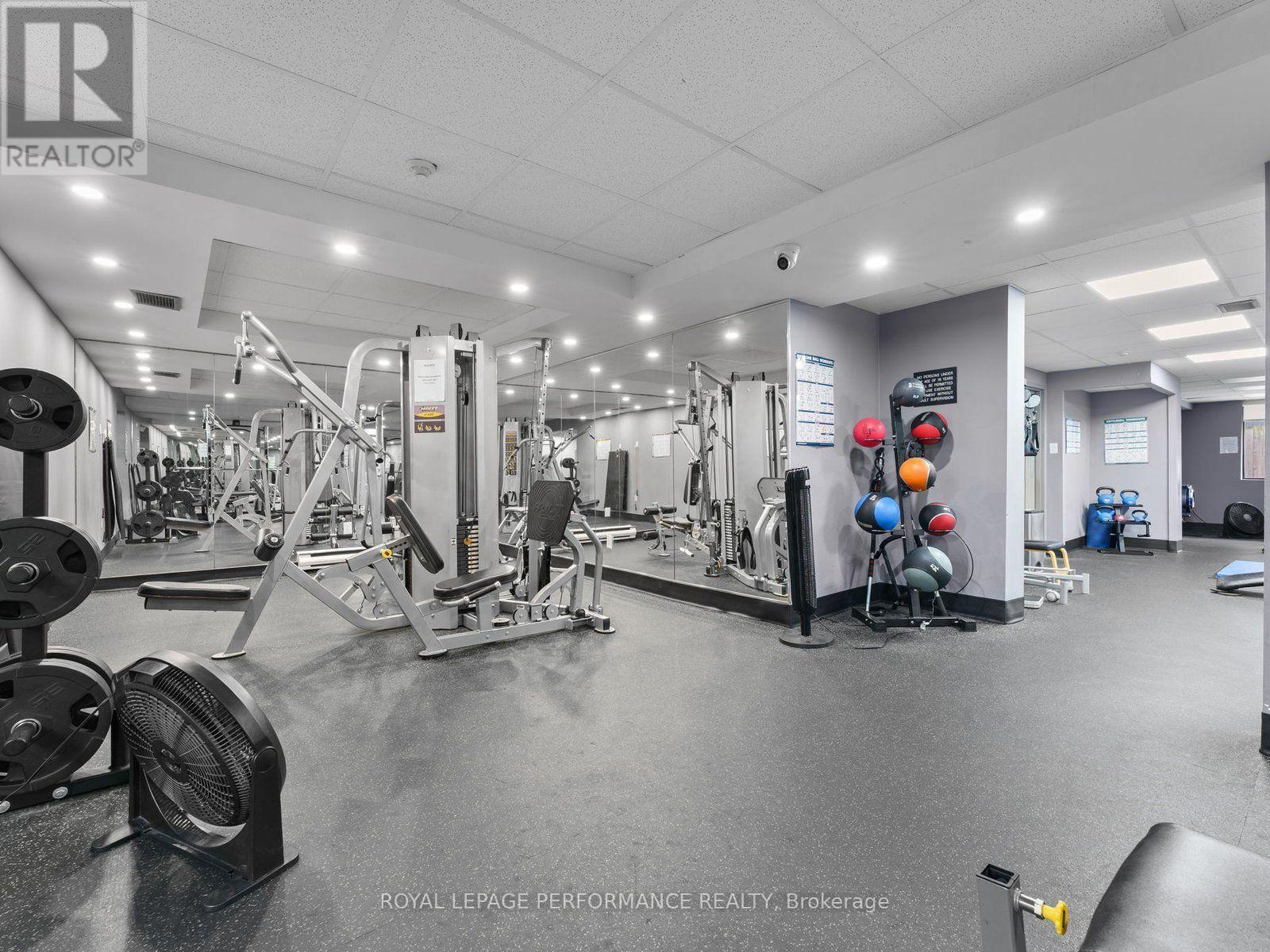1002 - 757 Victoria Pk Avenue, Toronto (Oakridge), ON - Indoor Photo Showing Gym Room