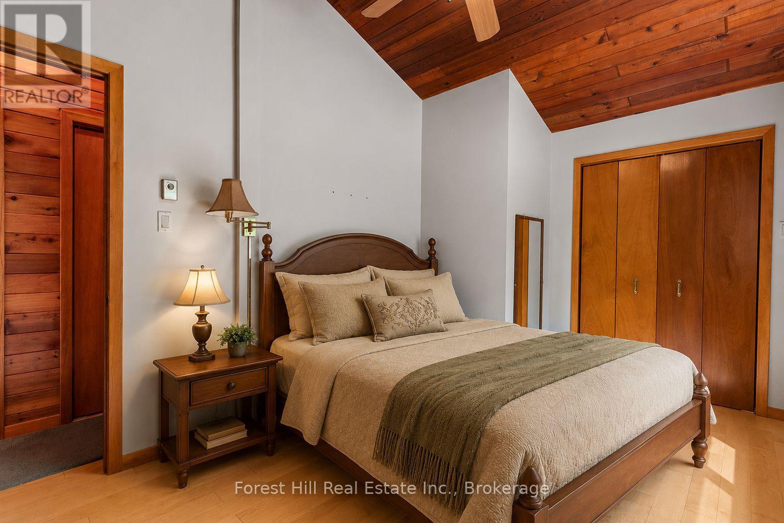 Virtually staged Primary Bedroom - 344511 North Line, West Grey, ON - Indoor Photo Showing Bedroom