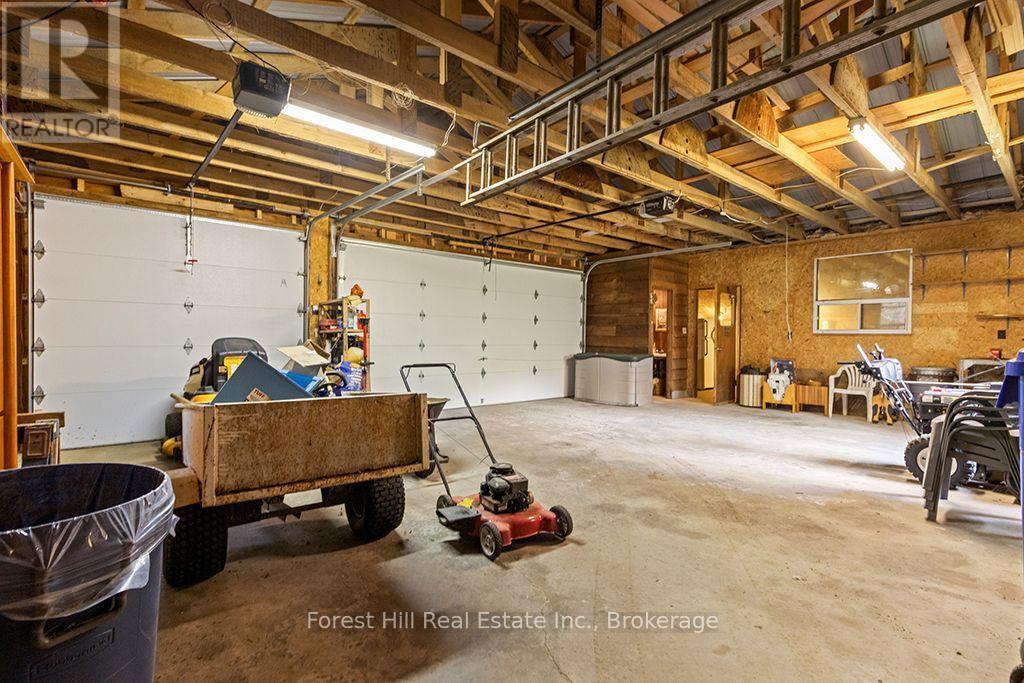 Tons of space to store equipment and toys - 344511 North Line, West Grey, ON - Indoor Photo Showing Garage