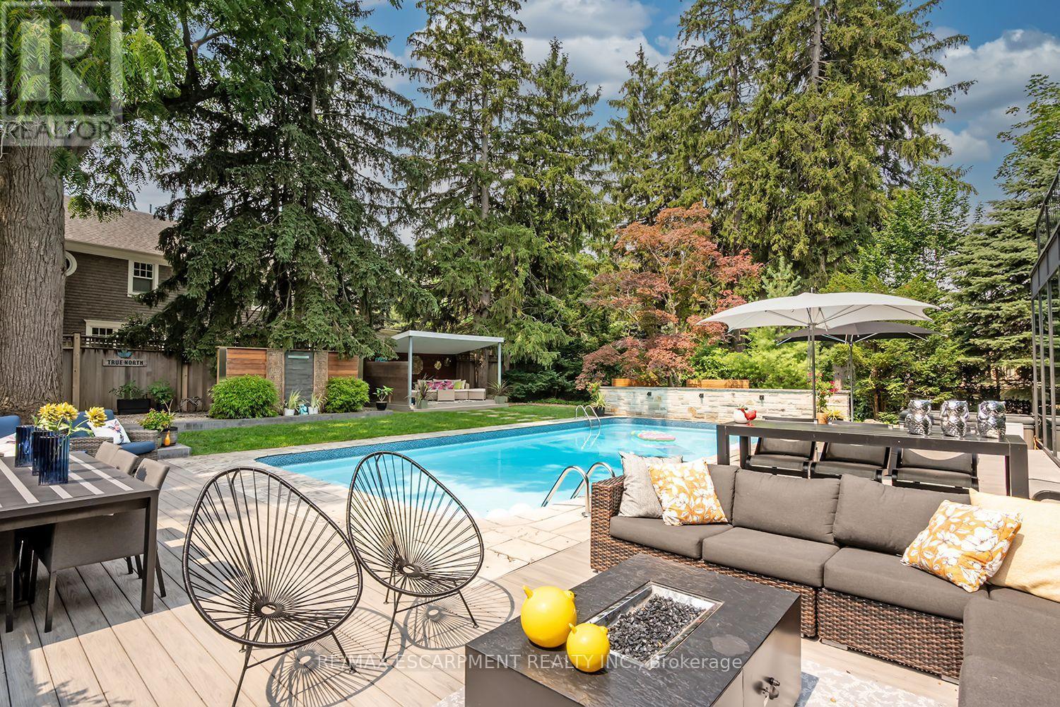 54 Raymar Place, Oakville, ON - Outdoor With In Ground Pool With Deck Patio Veranda