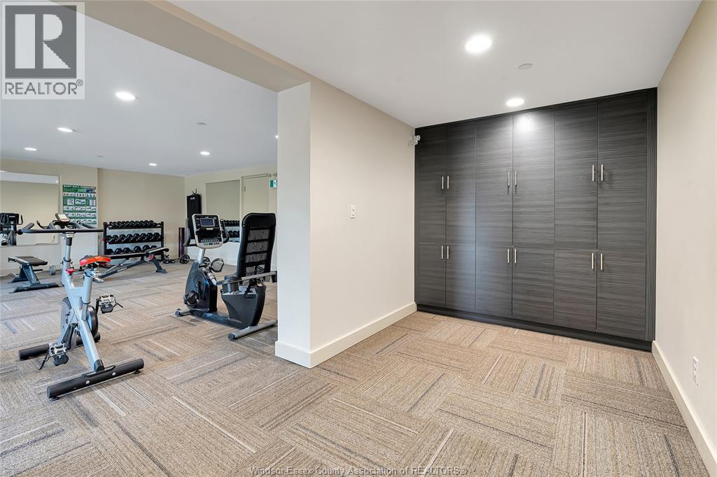 1675 Banwell Road Unit# 705, Windsor, ON - Indoor Photo Showing Gym Room
