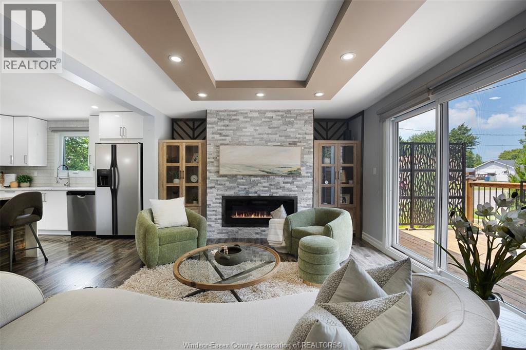 430 Broadway Street, Belle River, ON - Indoor With Fireplace