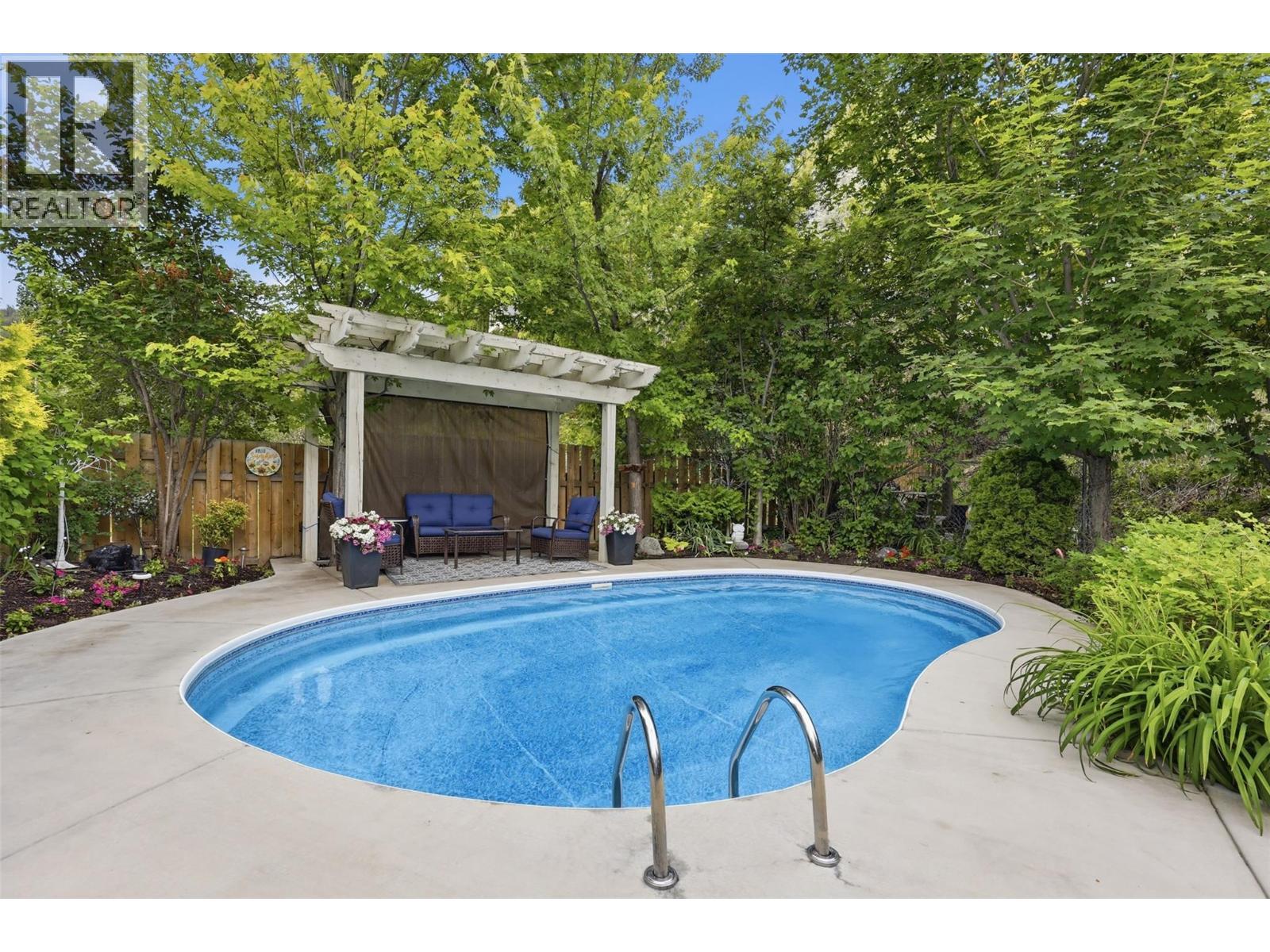 1648 Skeena Place, Kamloops, BC - Outdoor With In Ground Pool With Deck Patio Veranda With Backyard