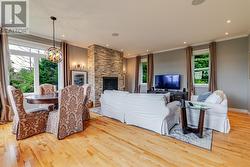 The family room is great for playing games or eating your morning breakfast at the table. -