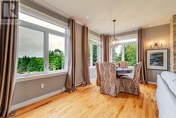 Beautiful windows with backyard views! -