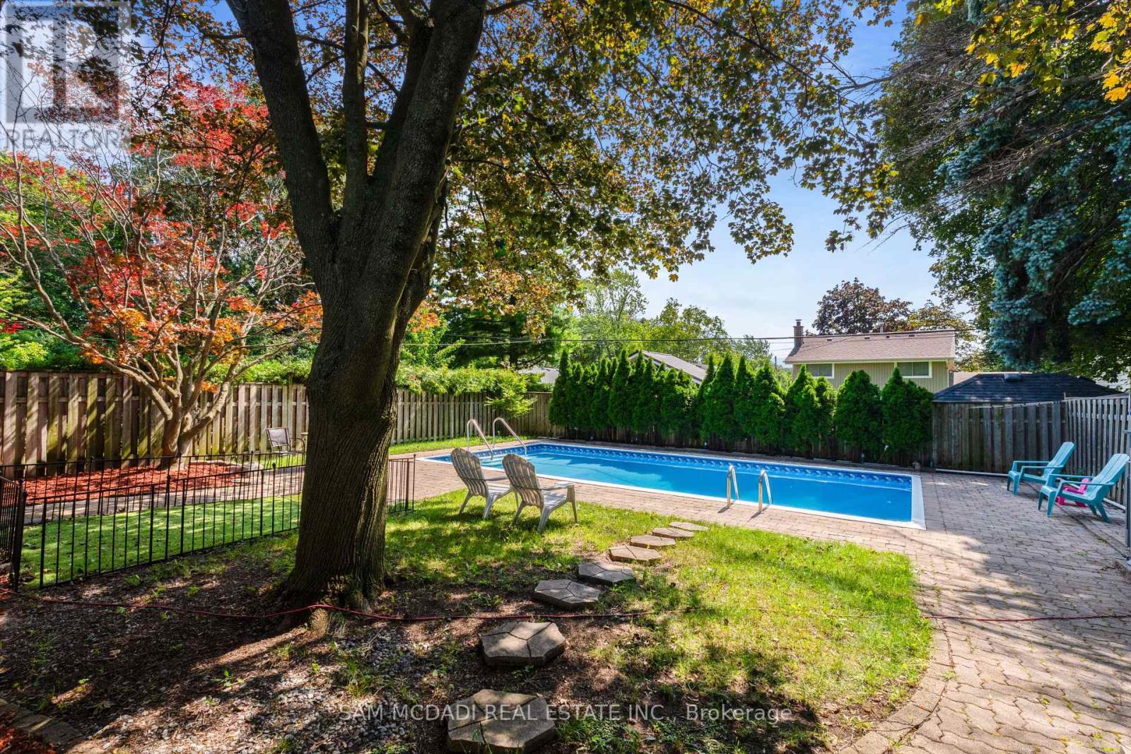 188 Birkdale Road, Toronto, ON - Outdoor With In Ground Pool With Backyard