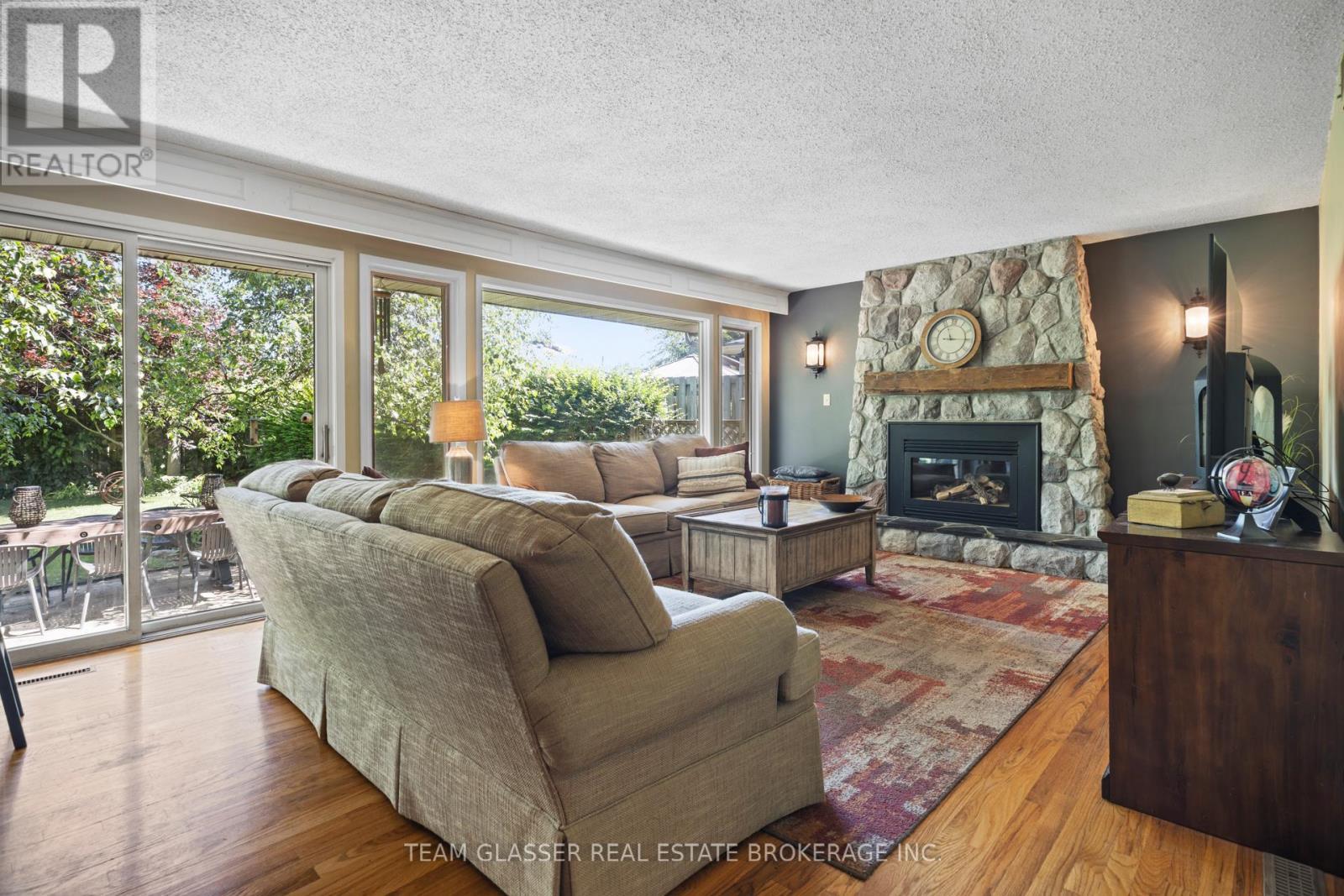 Family Room - 20 Parkview Drive, St. Thomas, ON - Indoor Photo Showing Living Room With Fireplace