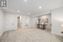 Basement office view -