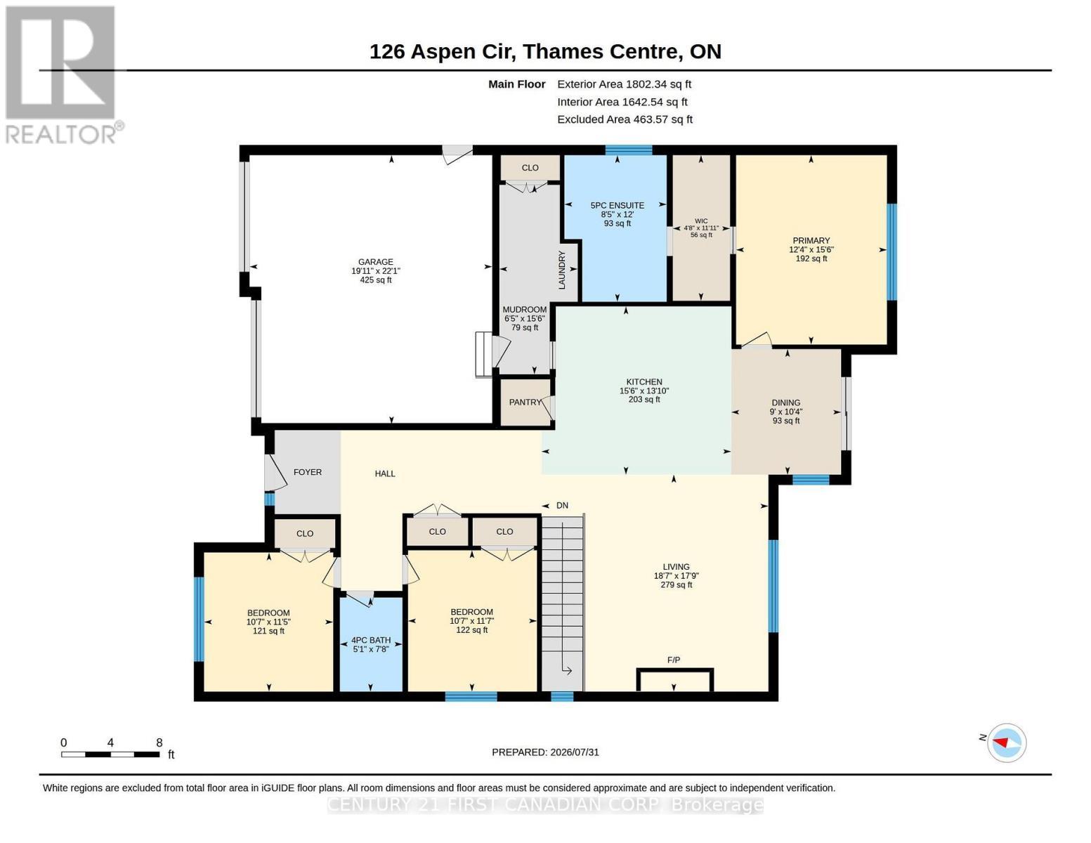 Main Floor Plans - 126 Aspen Circle, Thames Centre, ON - Other