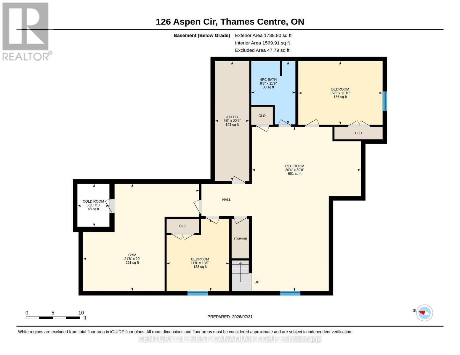 Basement Floor Plans - 126 Aspen Circle, Thames Centre, ON - Other