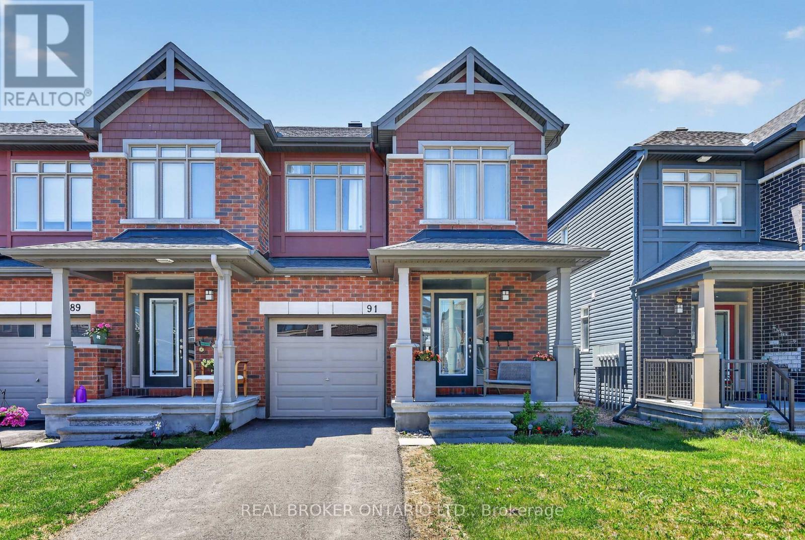 91 Chevron Place, Ottawa, ON - Outdoor With Deck Patio Veranda With Facade