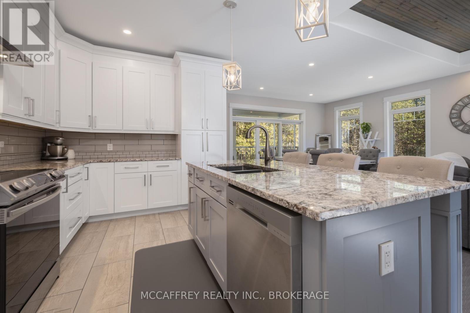 219 Kidds Road, Stone Mills (Stone Mills), ON - Indoor Photo Showing Kitchen With Double Sink With Upgraded Kitchen