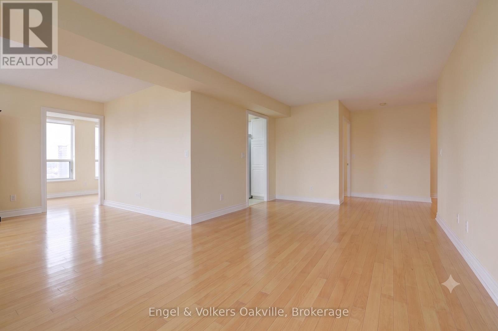 Virtually revised - Living - Dining - 1402 - 442 Maple Avenue, Burlington (Brant), ON - Indoor Photo Showing Other Room