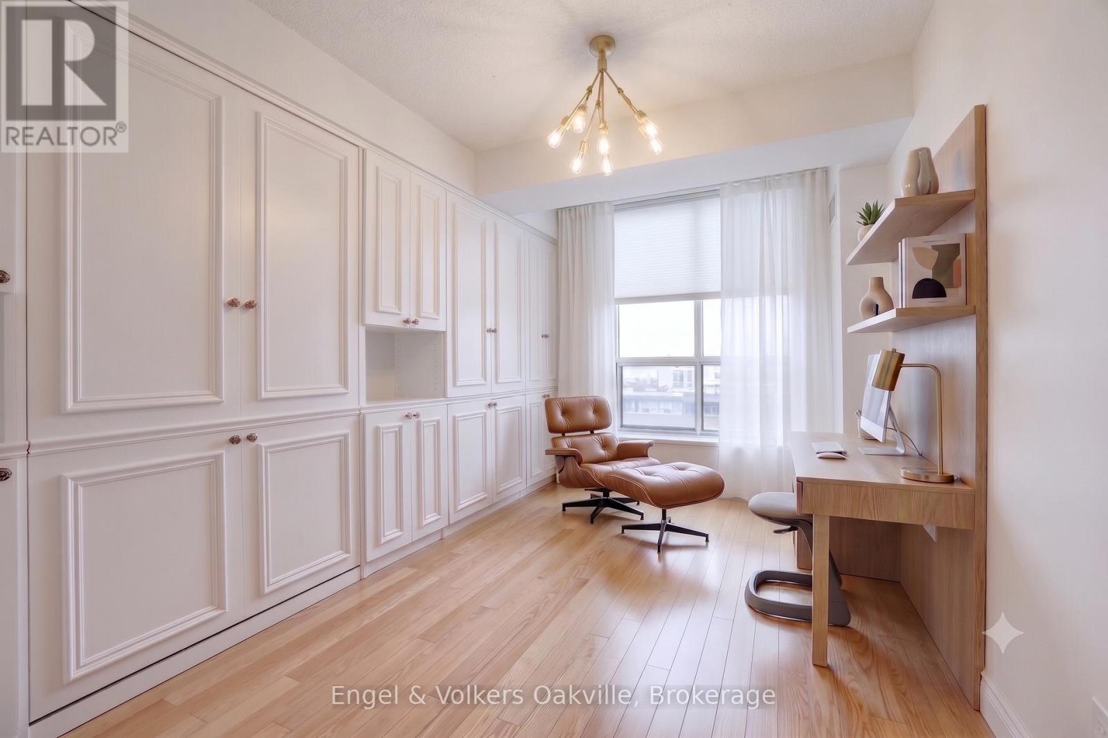 Virtually Staged - 2nd Bedroom - 1402 - 442 Maple Avenue, Burlington (Brant), ON - Indoor