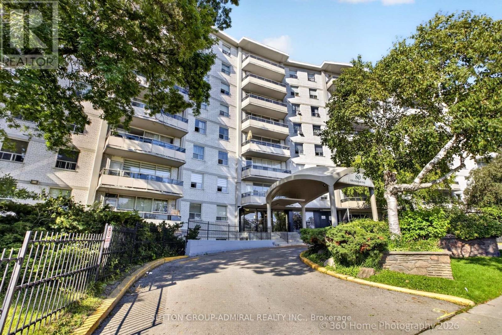 202 - 80 Grandravine Drive, Toronto, ON - Outdoor With Balcony With Facade