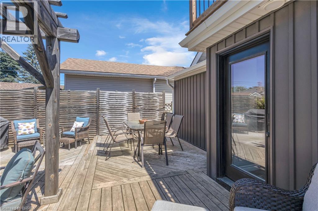 158 Grand Street, Brantford, ON - Outdoor With Deck Patio Veranda With Exterior