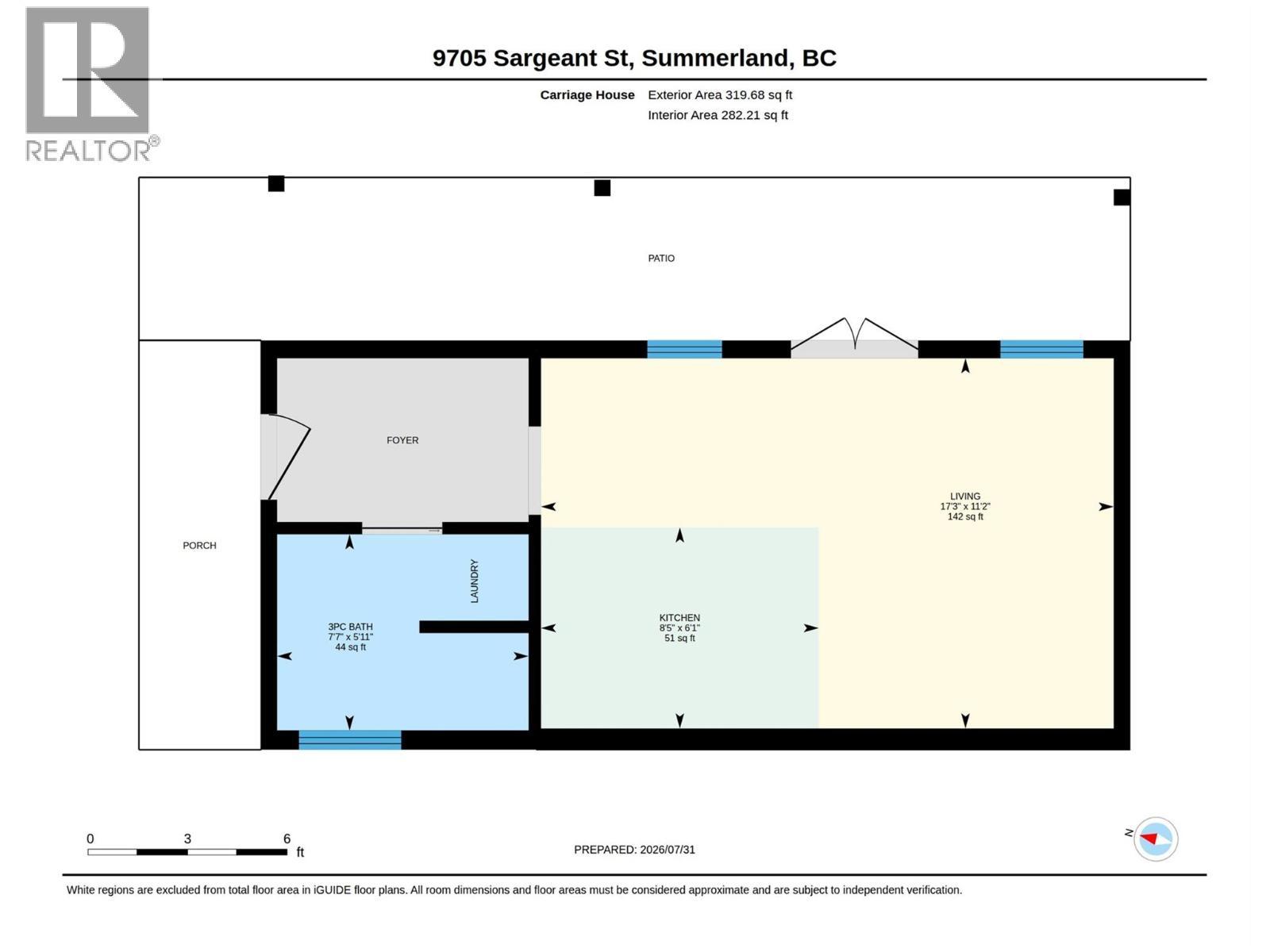 Floor plan of detached non-conforming suite - 9705 Sargeant Street, Summerland, BC - Other