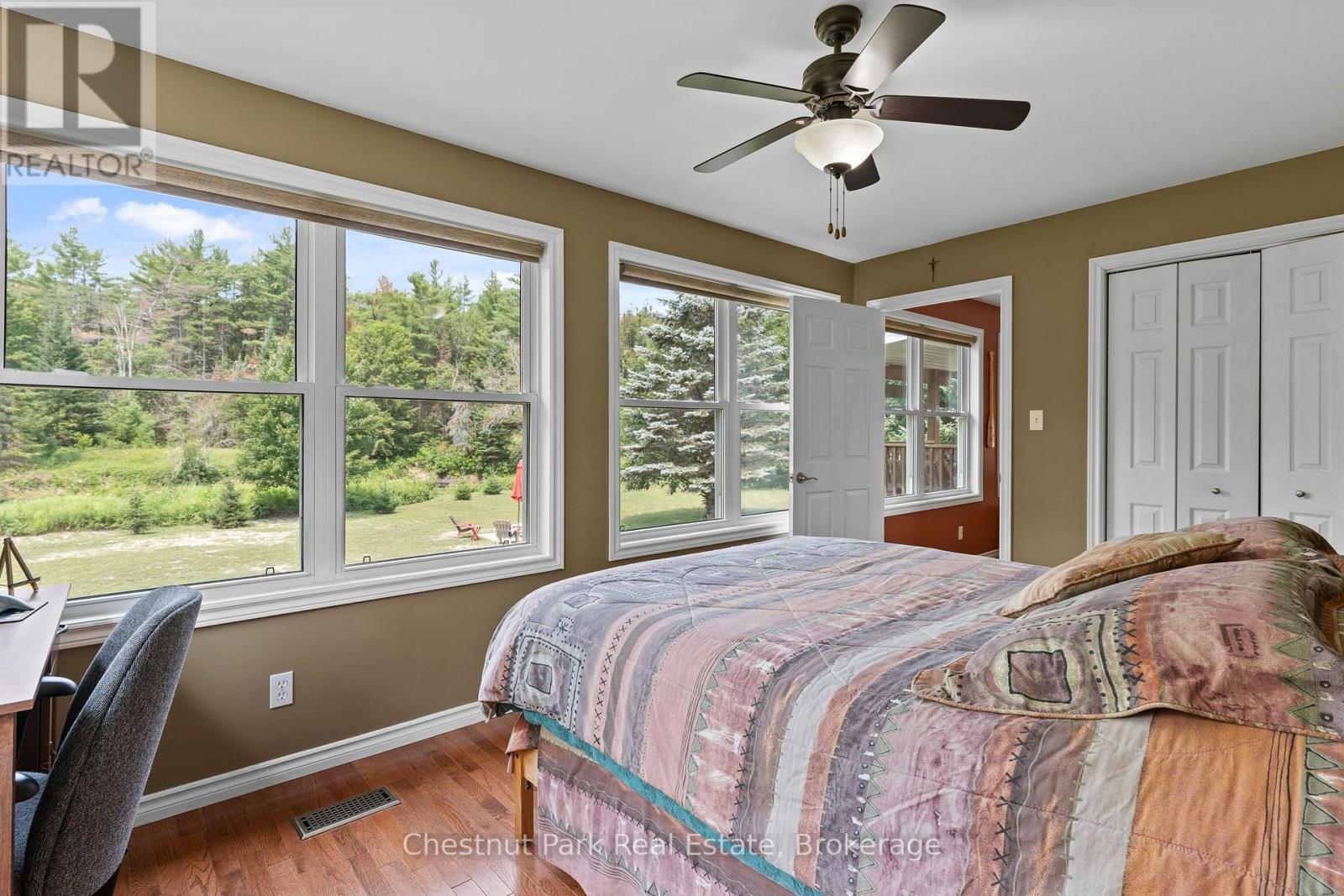 View from Primary Suite - 8488 County Road 503 Road, Highlands East (Glamorgan), ON - Indoor Photo Showing Bedroom
