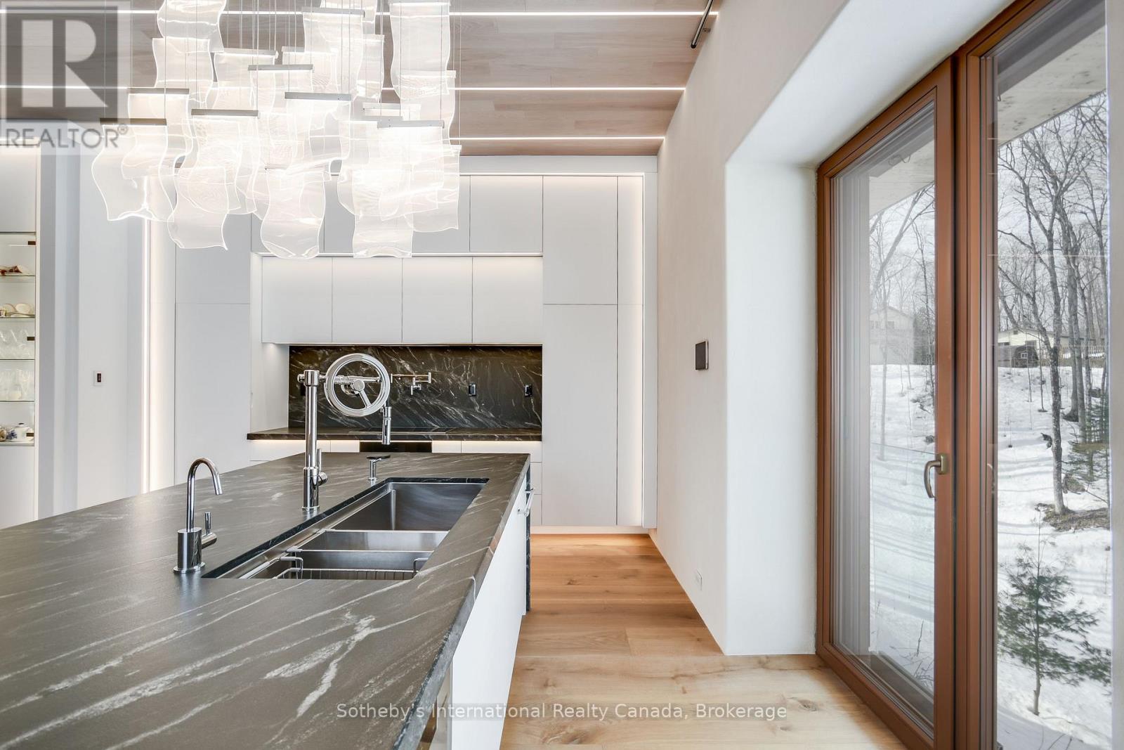 1739 Trapper'S Trail Road, Dysart Et Al (Dudley), ON - Indoor Photo Showing Kitchen With Double Sink