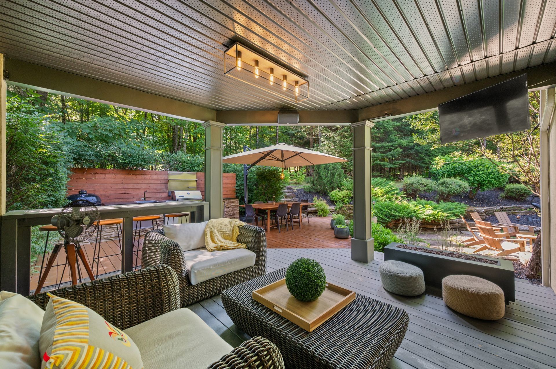 Patio - 121 Rue Des Épinettes, Morin-Heights, QC - Outdoor With Deck Patio Veranda With Exterior