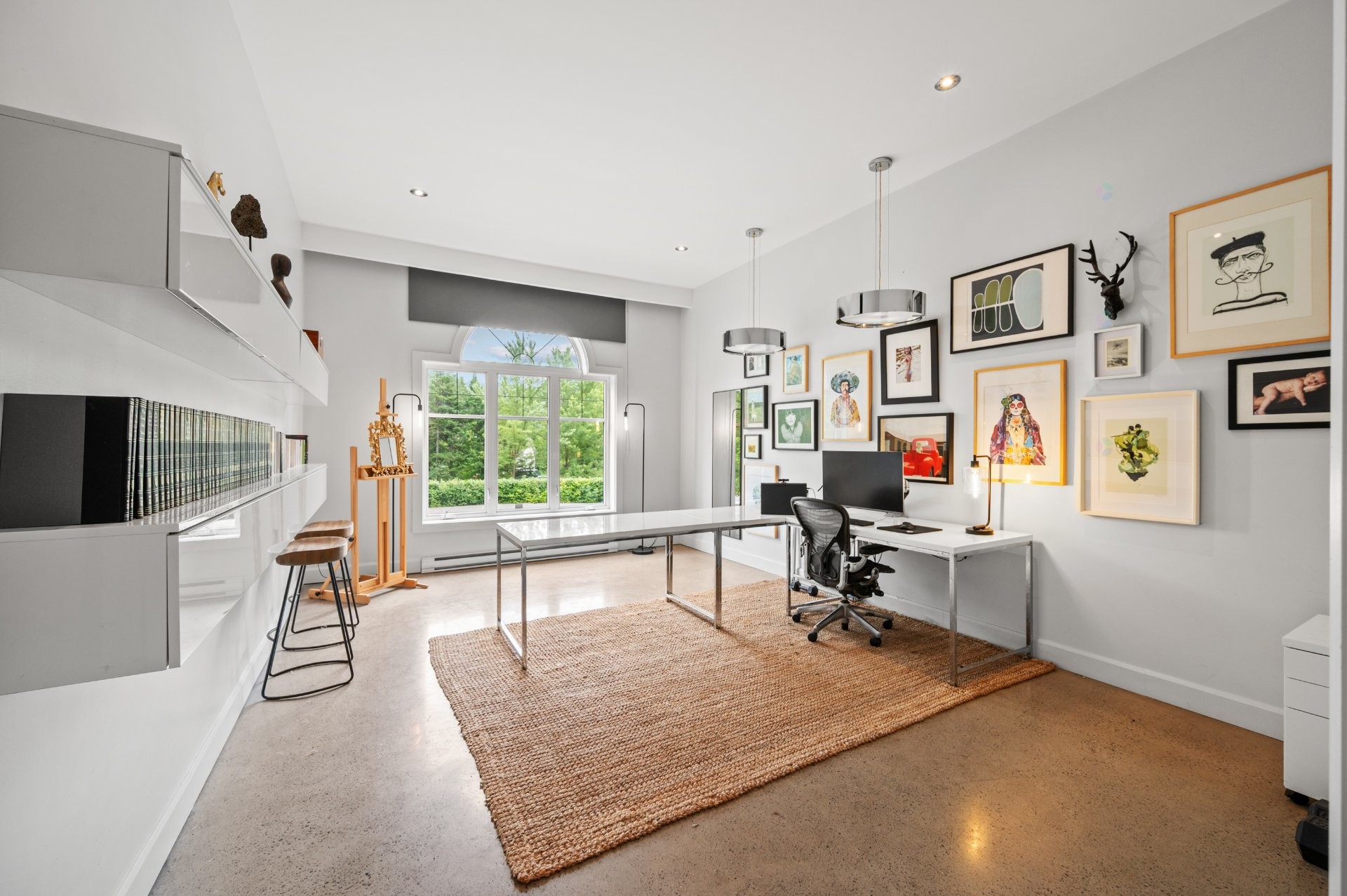 Office - 121 Rue Des Épinettes, Morin-Heights, QC - Indoor Photo Showing Office