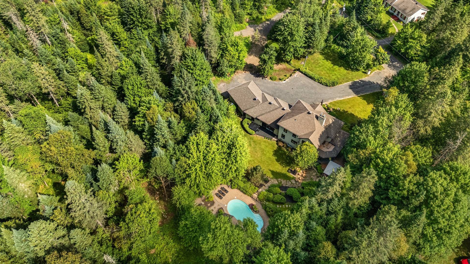 Aerial View - 121 Rue Des Épinettes, Morin-Heights, QC - Outdoor With View